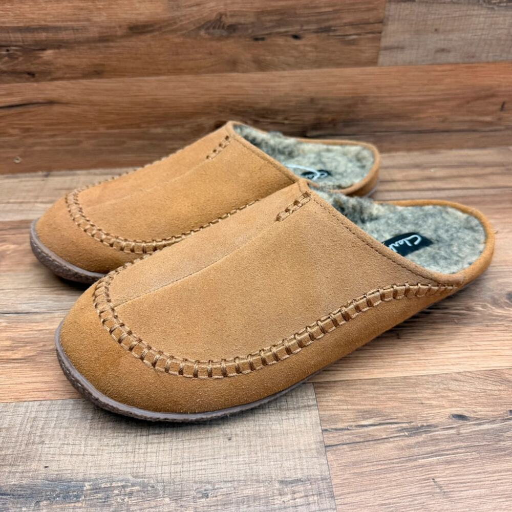 Clark's Men size 12 Baseball Stitch Clog slipper shoes